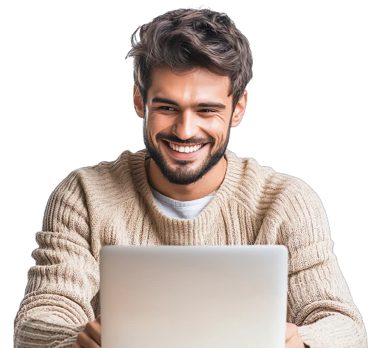 hombre-sonriente-sentado-con-tablet