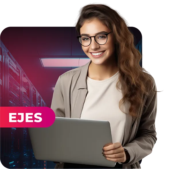 Mujer con notebook