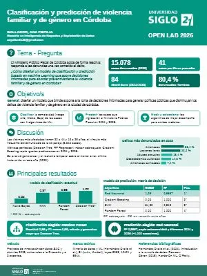 Modelo de clasificación y predicción de delitos de violencia familiar y de género en el Ministerio Público Fiscal de la Provincia de Córdoba
