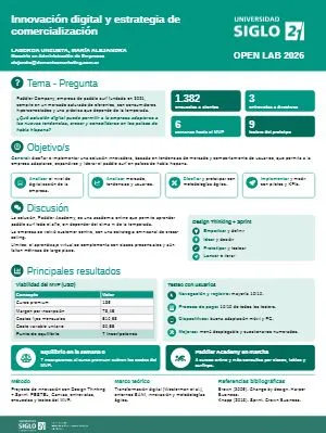 Innovación digital y estrategia de comercialización