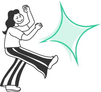 Personaje bailando